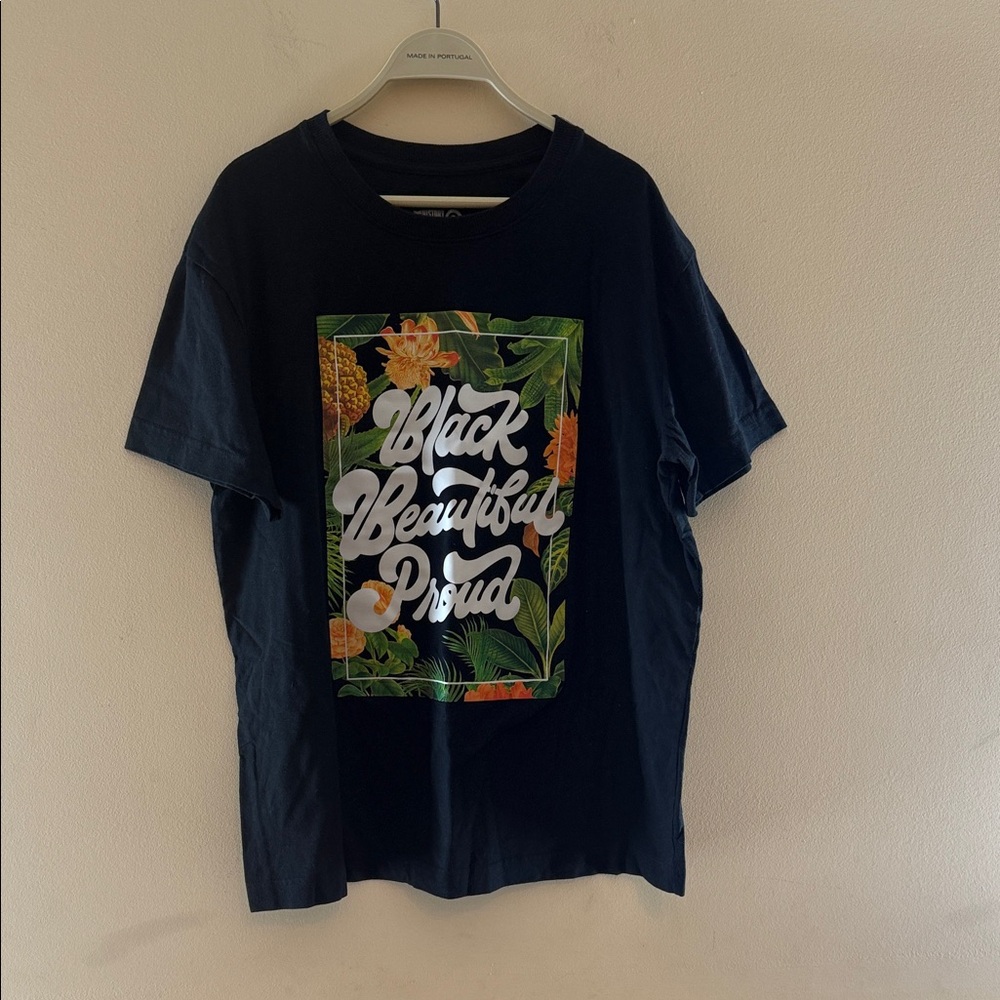 Women's/Men's Black History Month‎ Graphic Tee "Black Beautiful Proud" XL